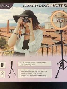 CODN 12-inch Ring Light Suit photography